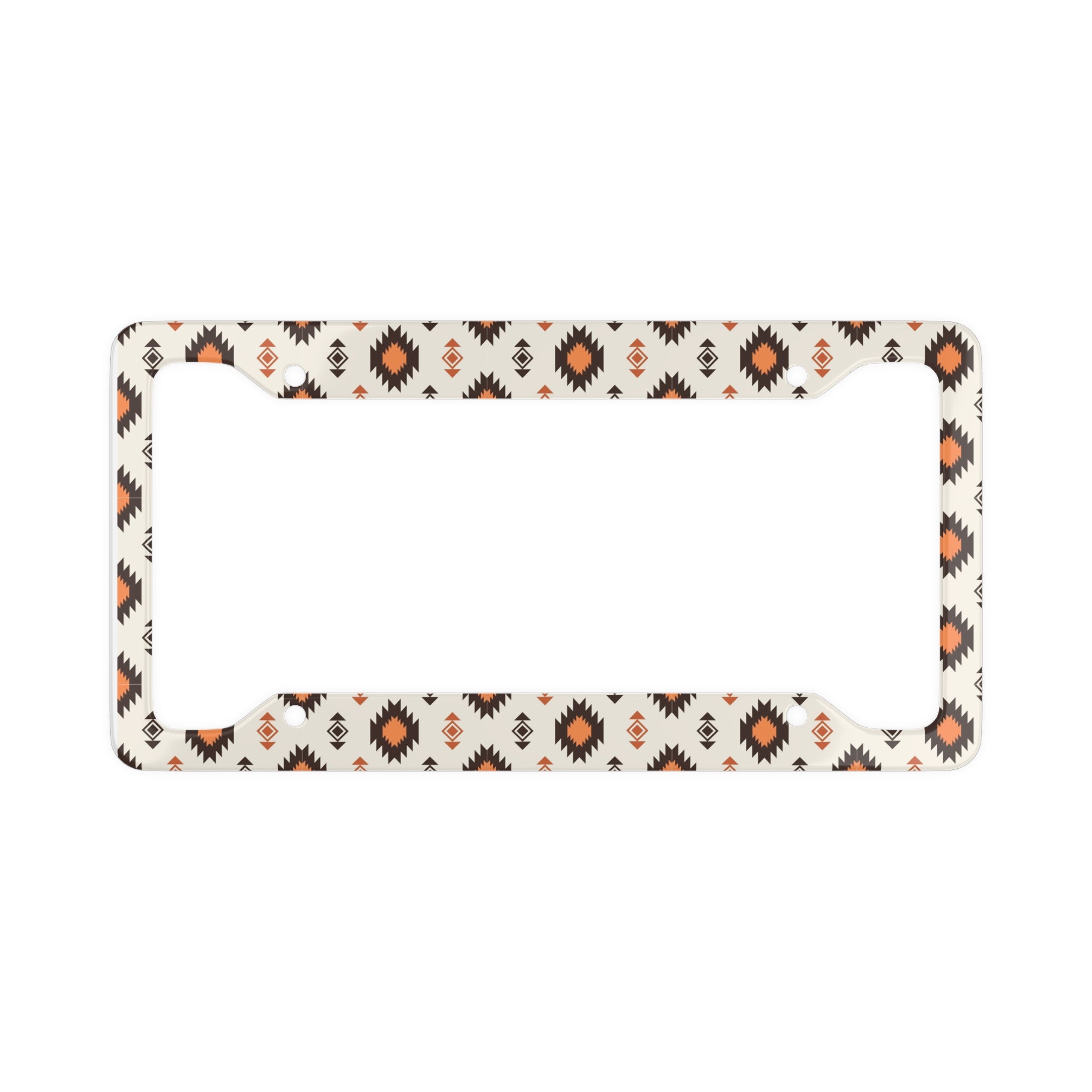 Tan Western/Boho License Plate Frame
