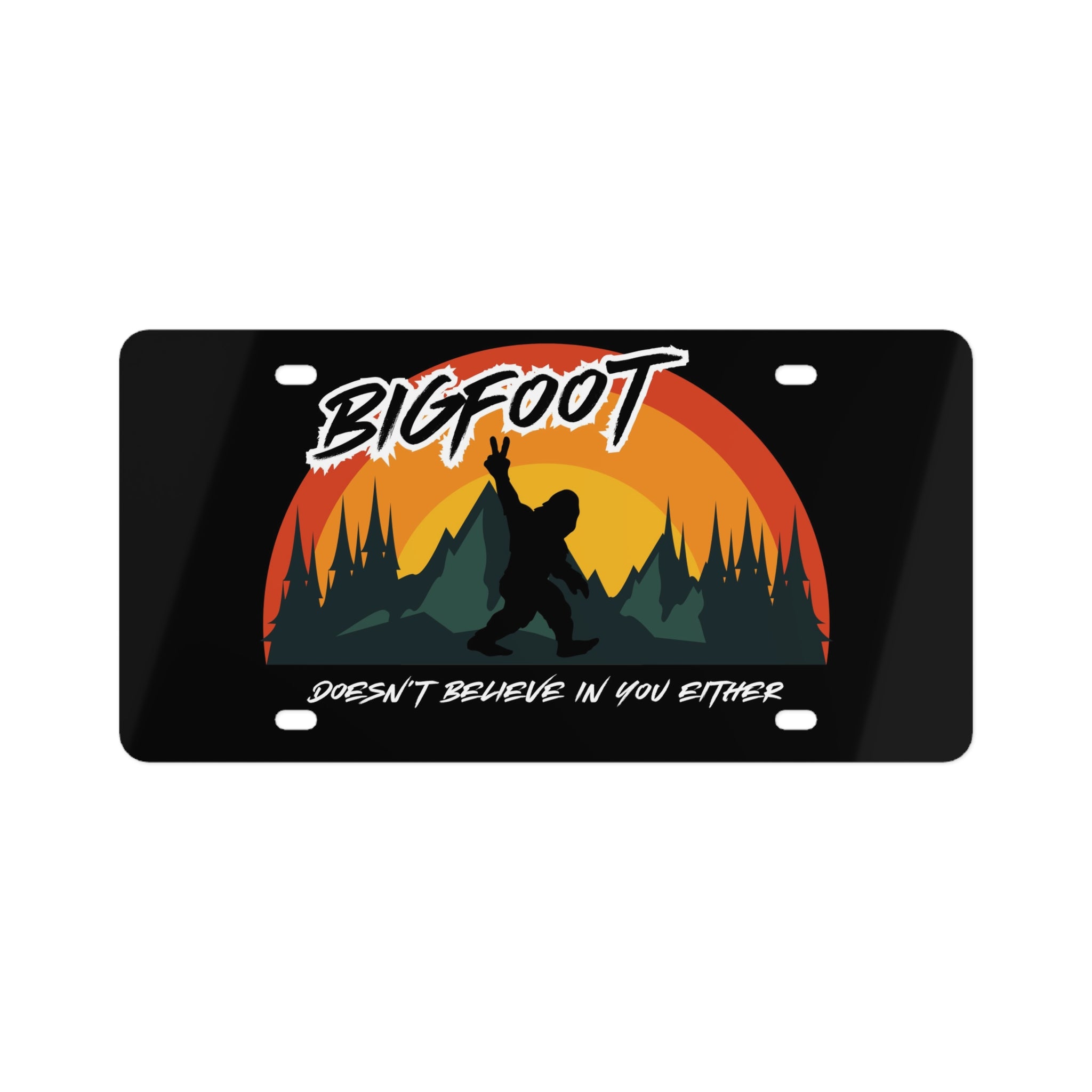 Bigfoot License Plate