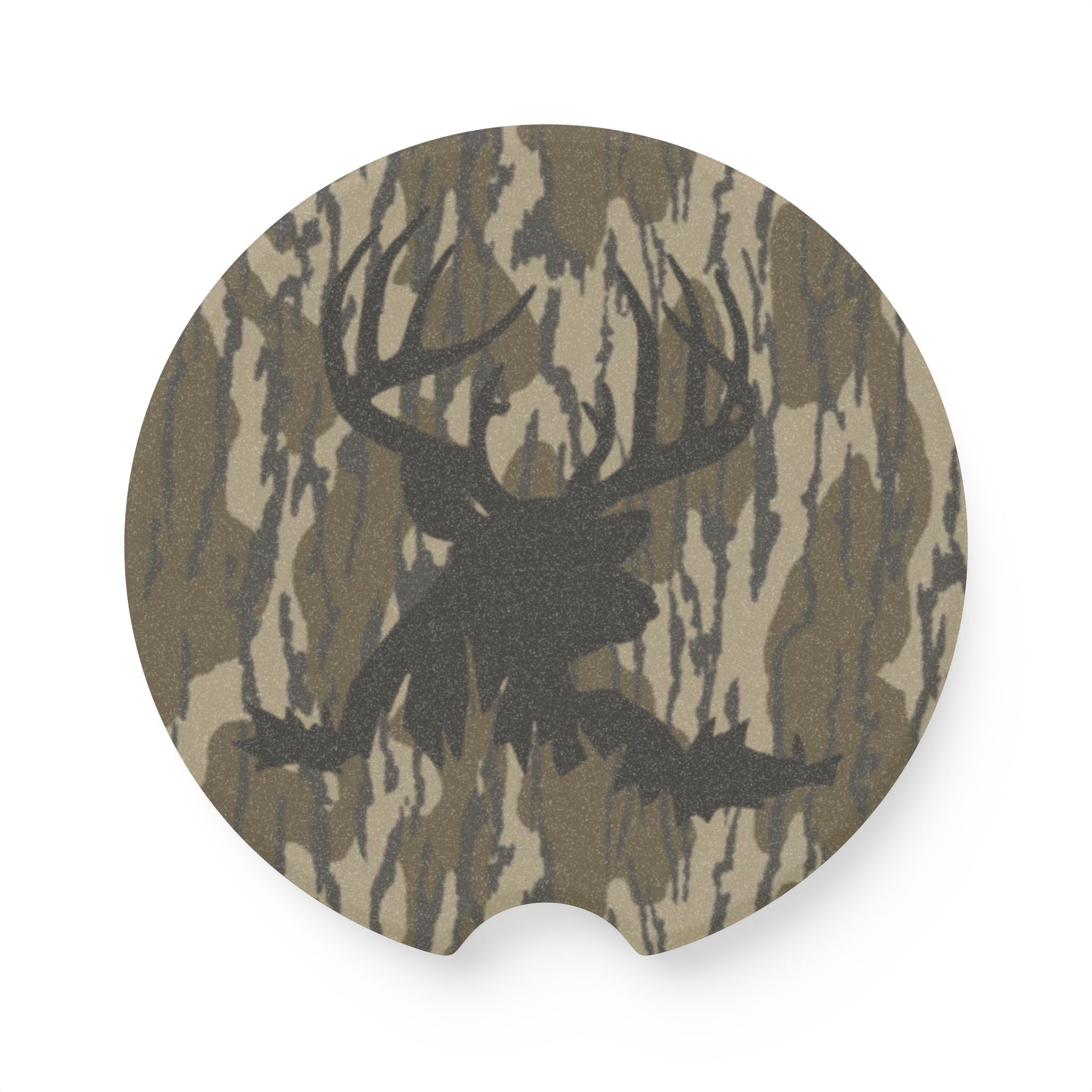 Deer & Camo Soapstone Car Coaster