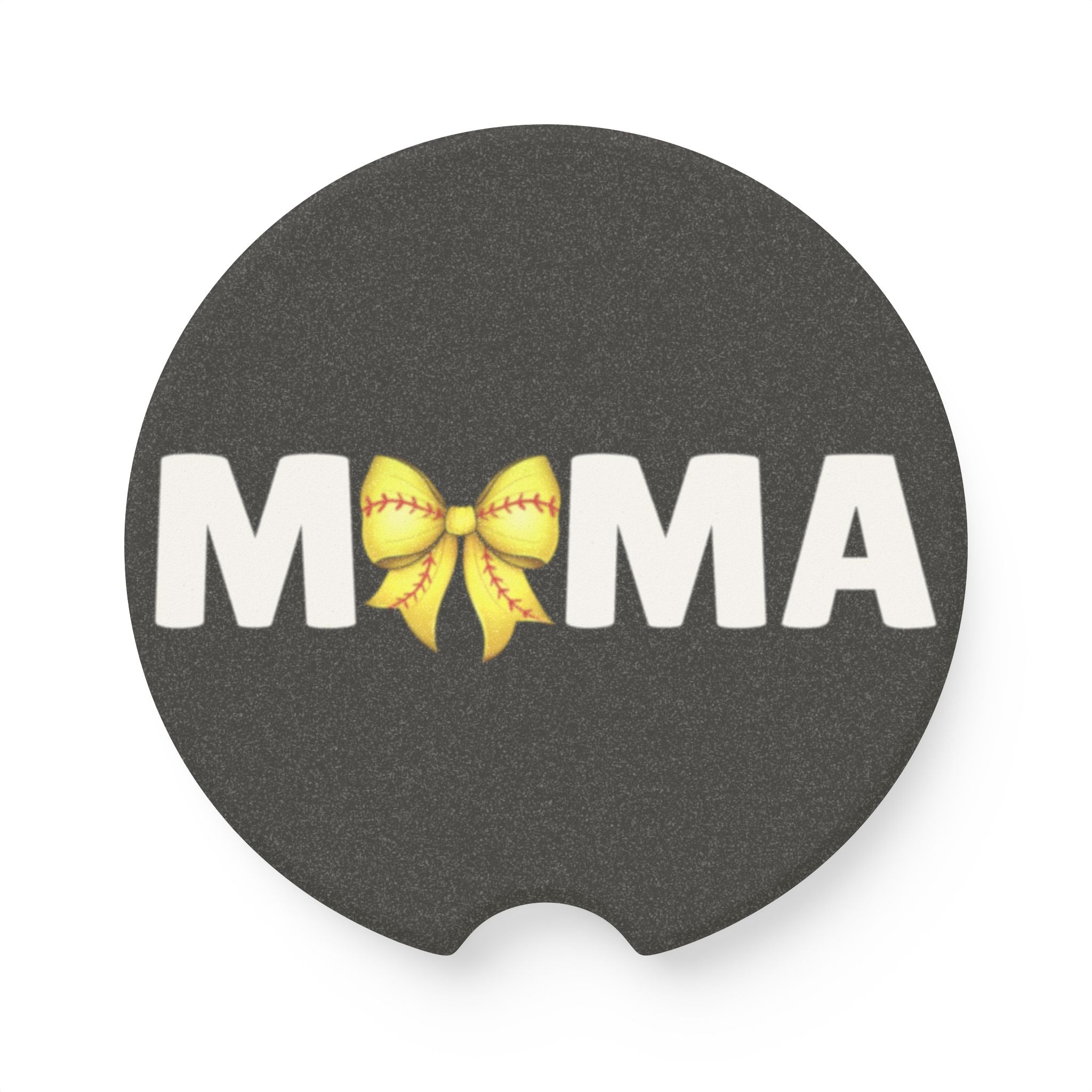 Softball Mom Soapstone Car Coaster