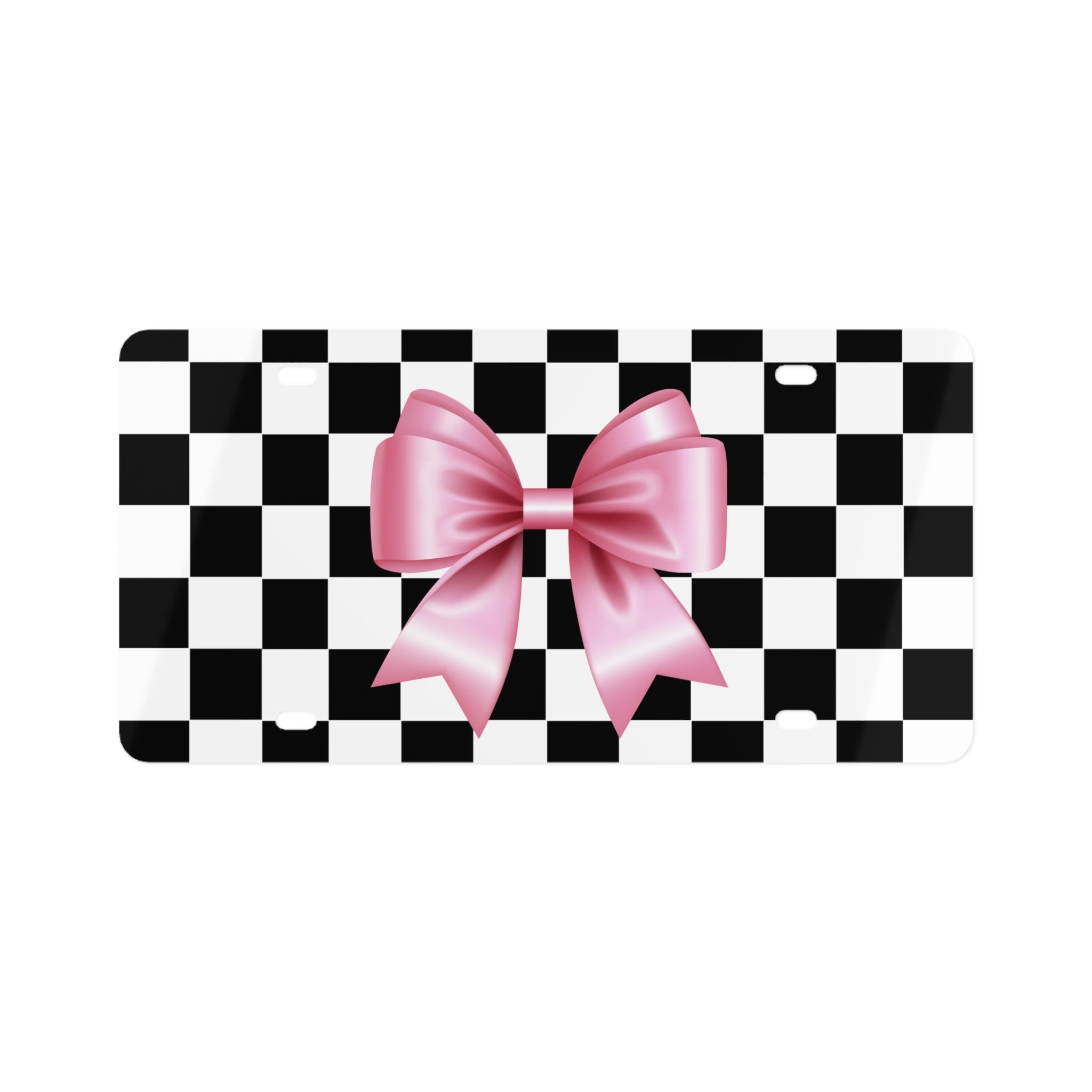 Pink Box License Plate