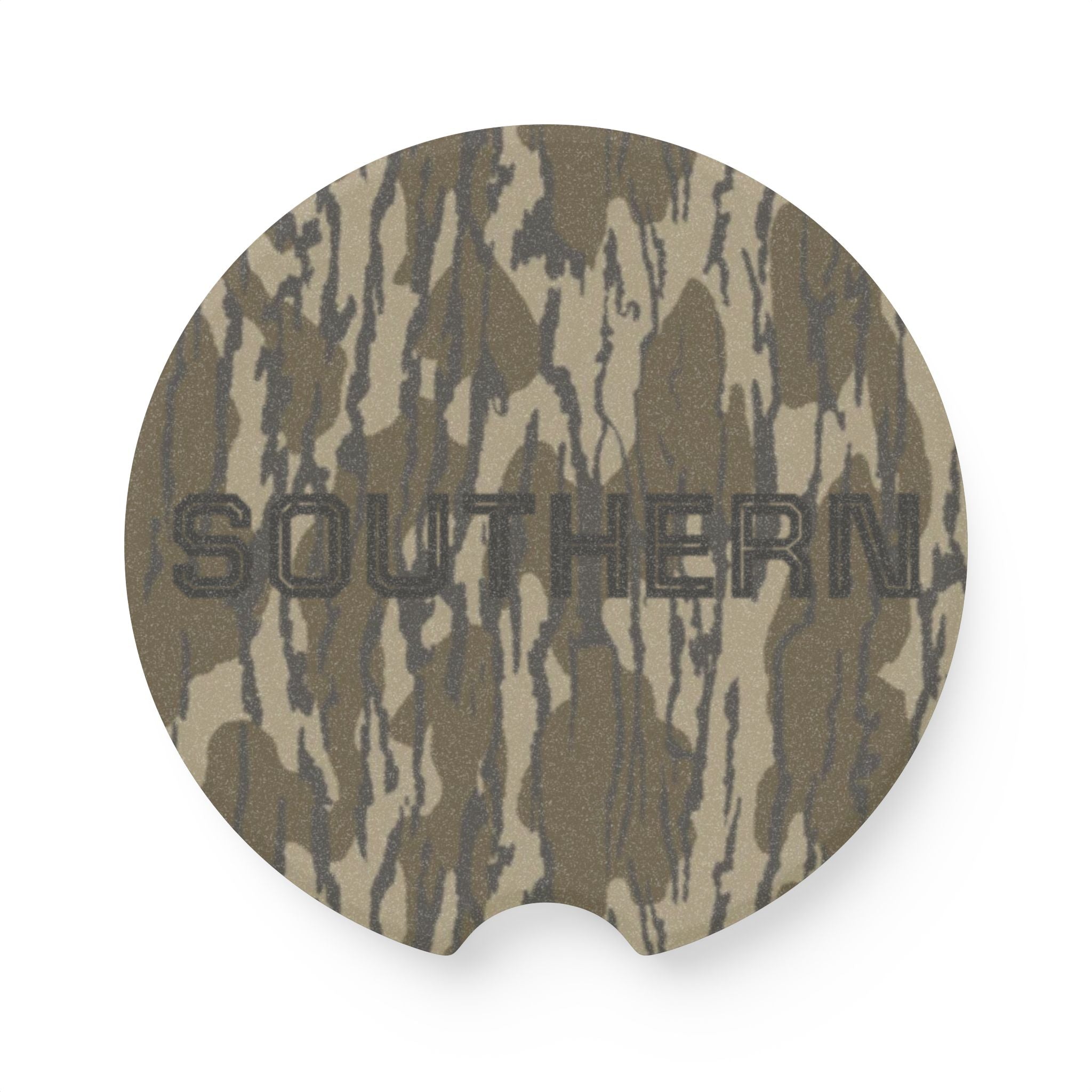 Camo "Southern" Soapstone Car Coaster