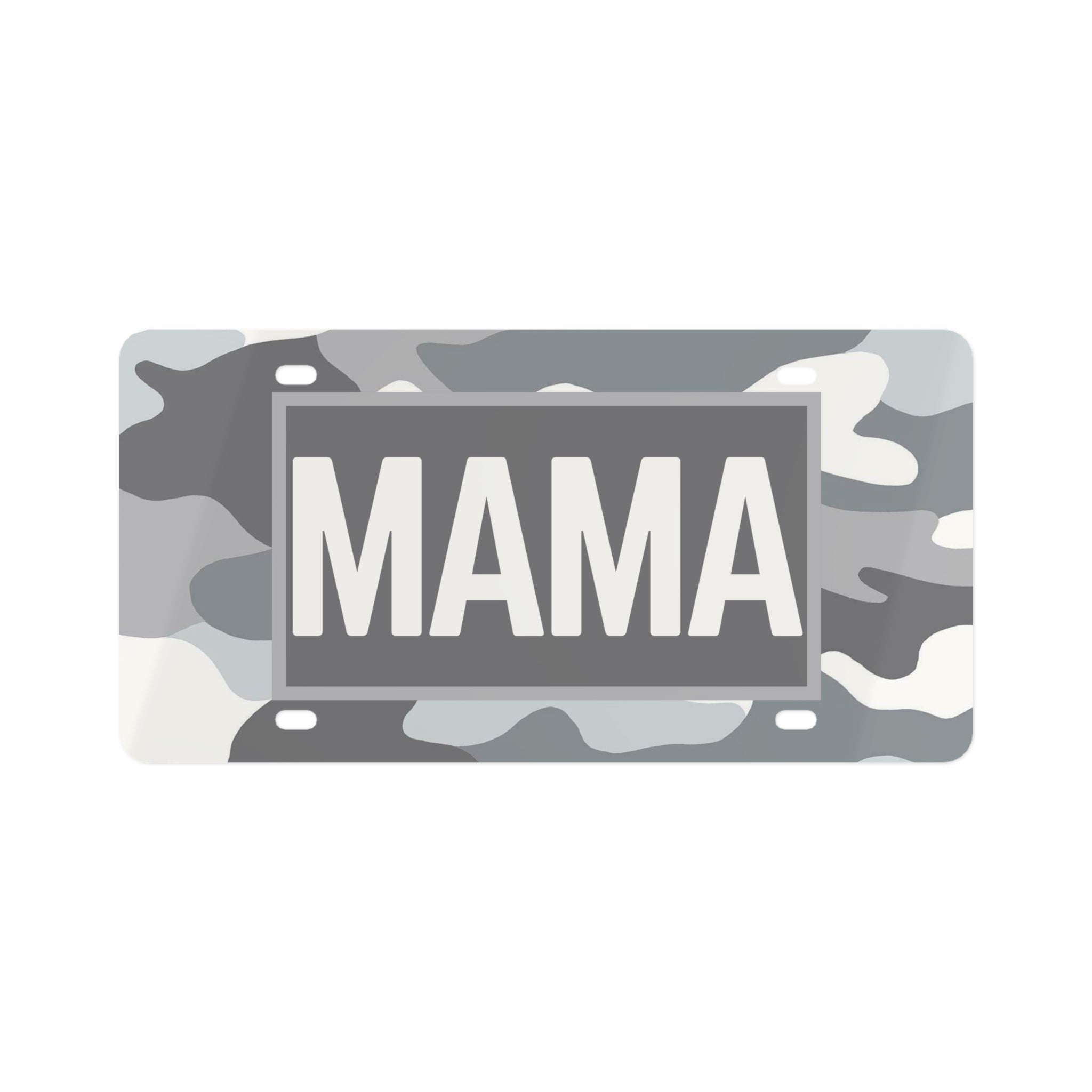 MAMA Camo License Plate