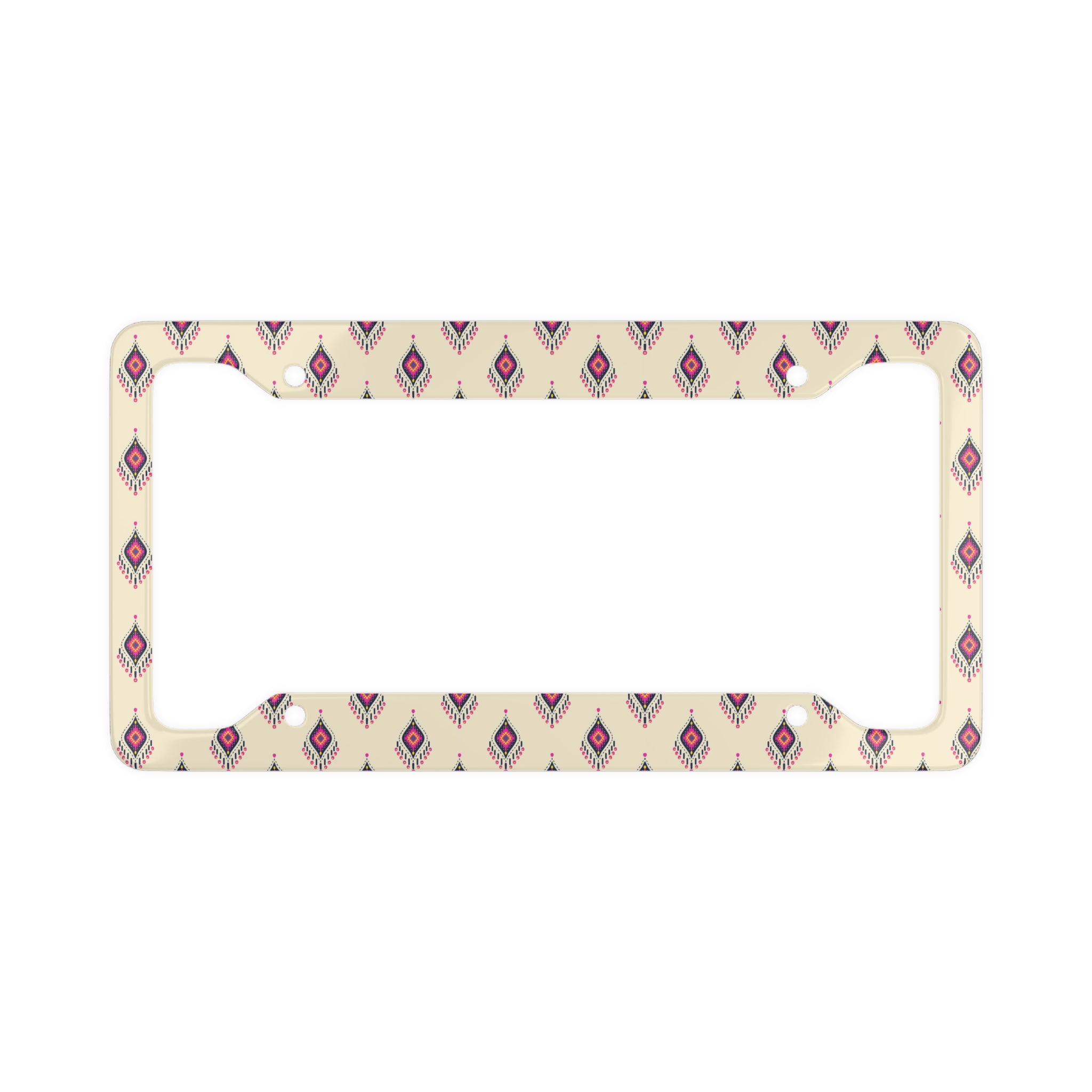 Boho / Western License Plate Frame (Vibrant)