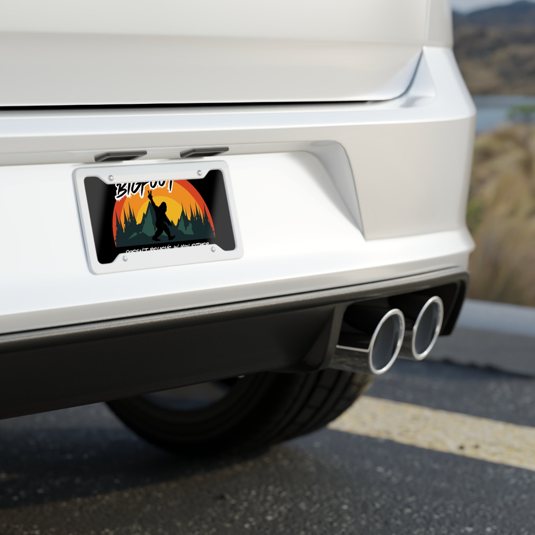 Bigfoot License Plate