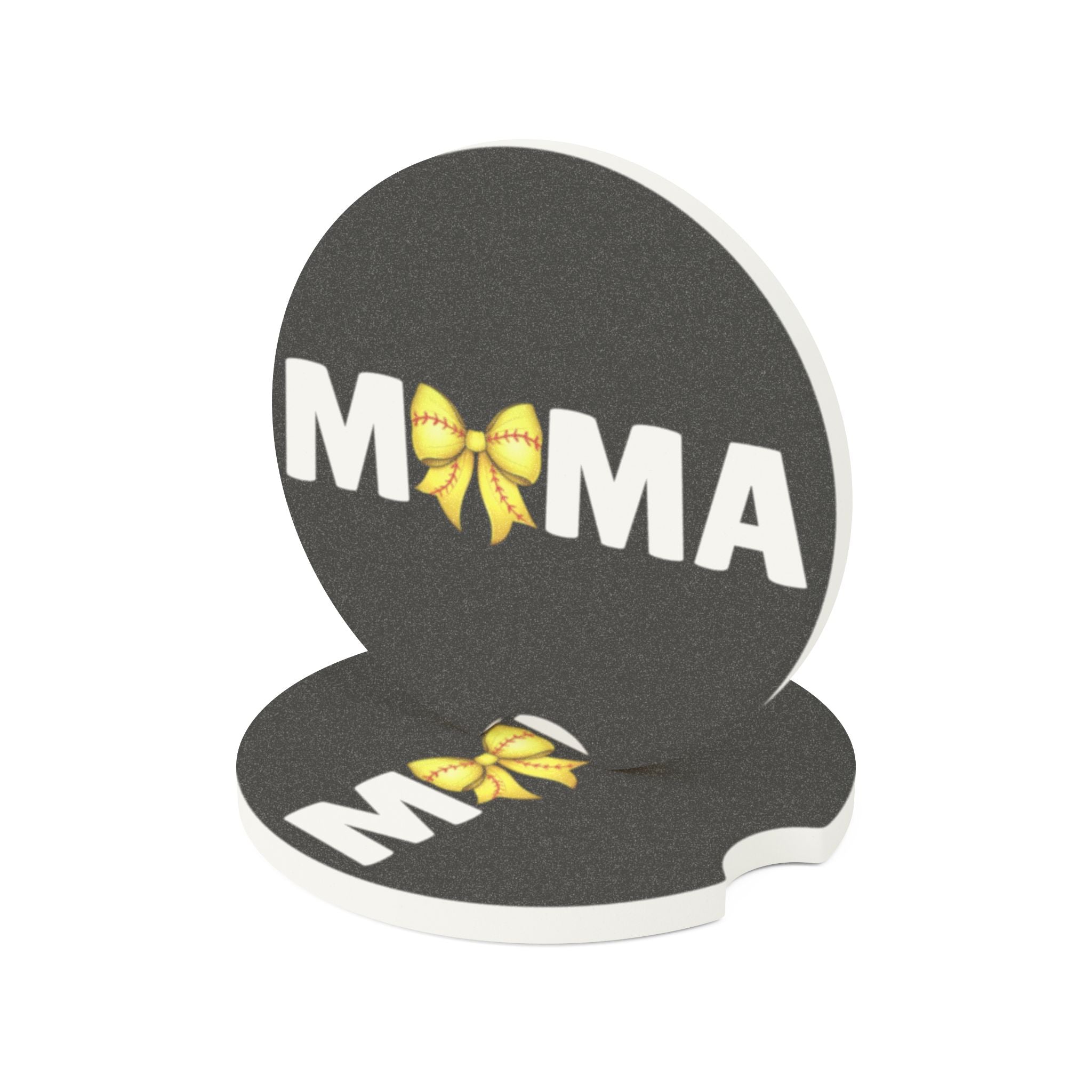 Softball Mom Soapstone Car Coaster