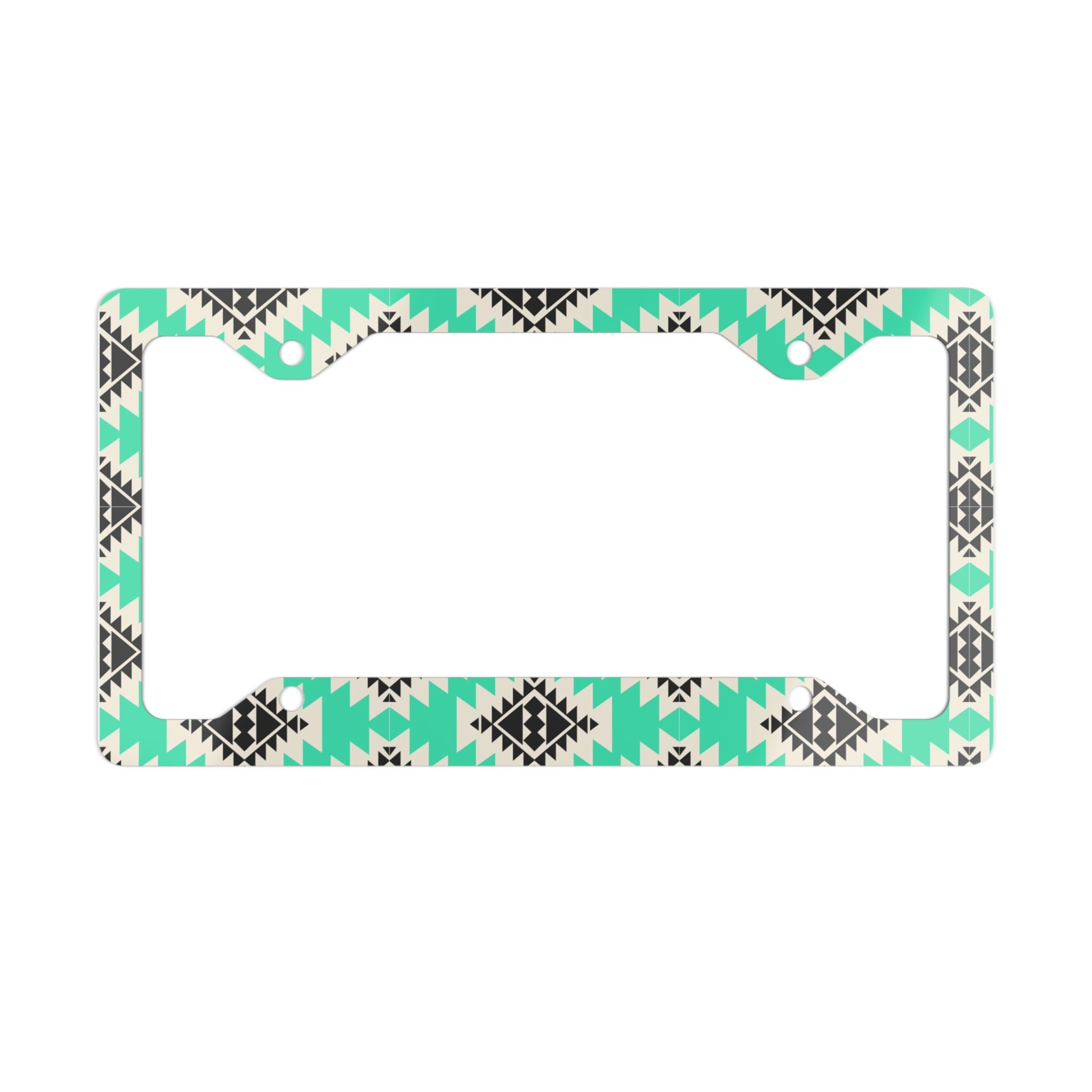 Western/Boho Metal License Plate Frame