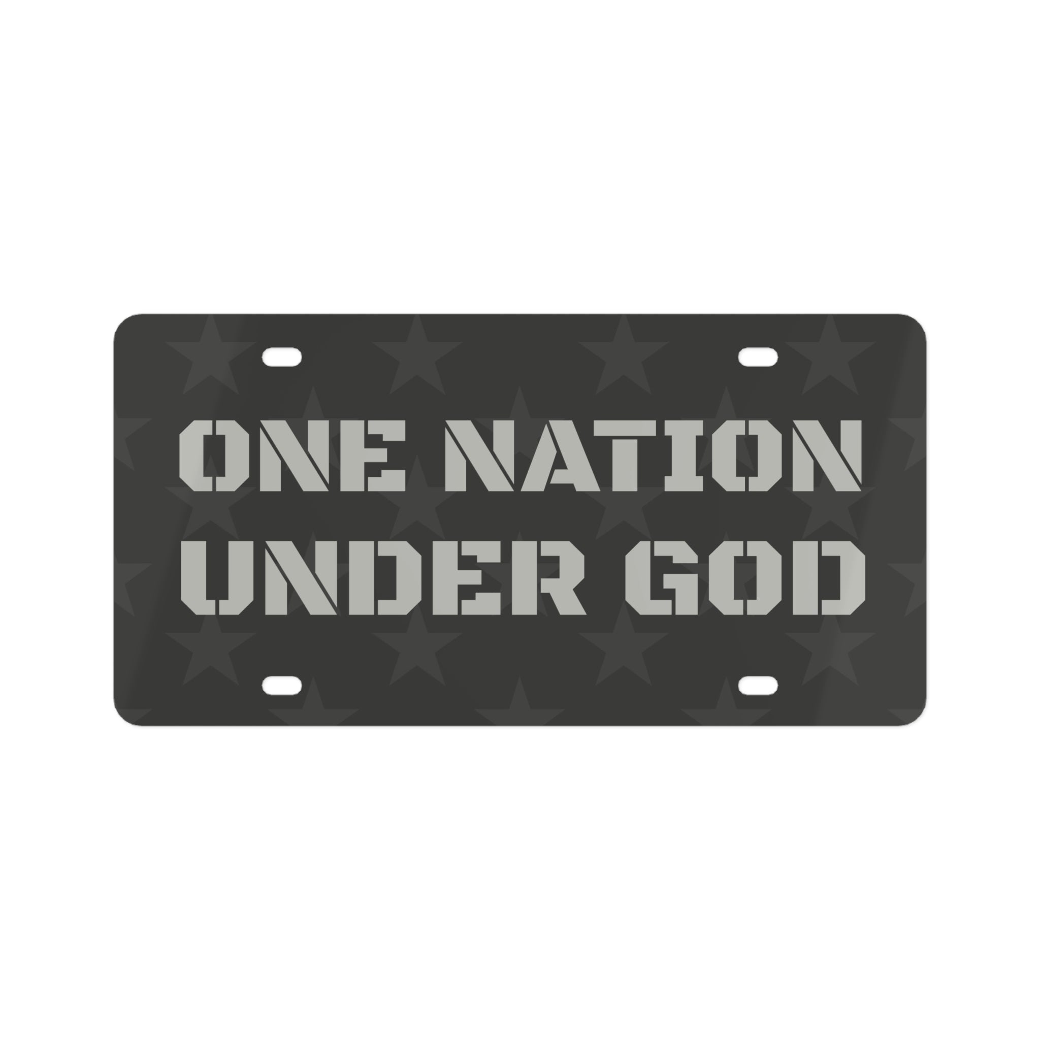 Patriotic License Plate