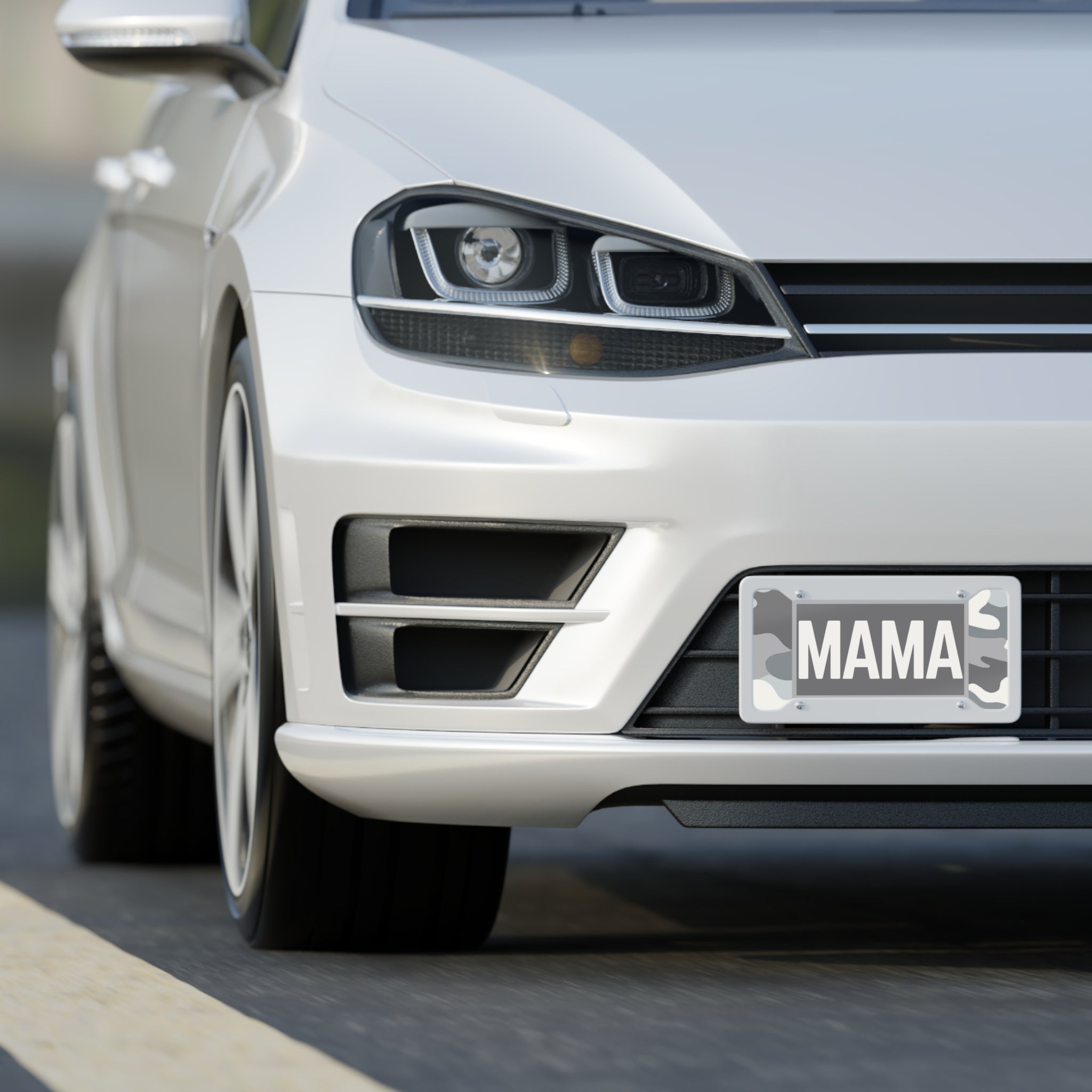 MAMA Camo License Plate