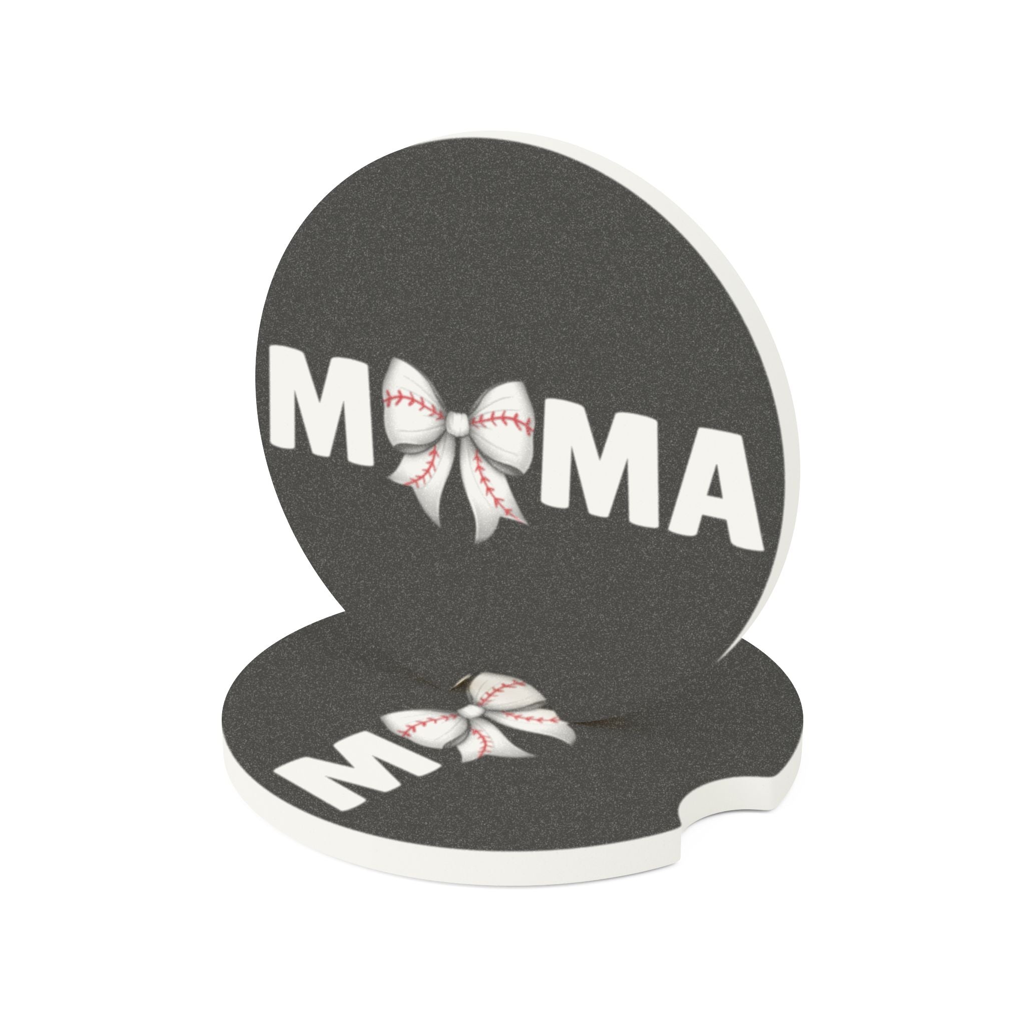 Baseball Mom Soapstone Car Coaster