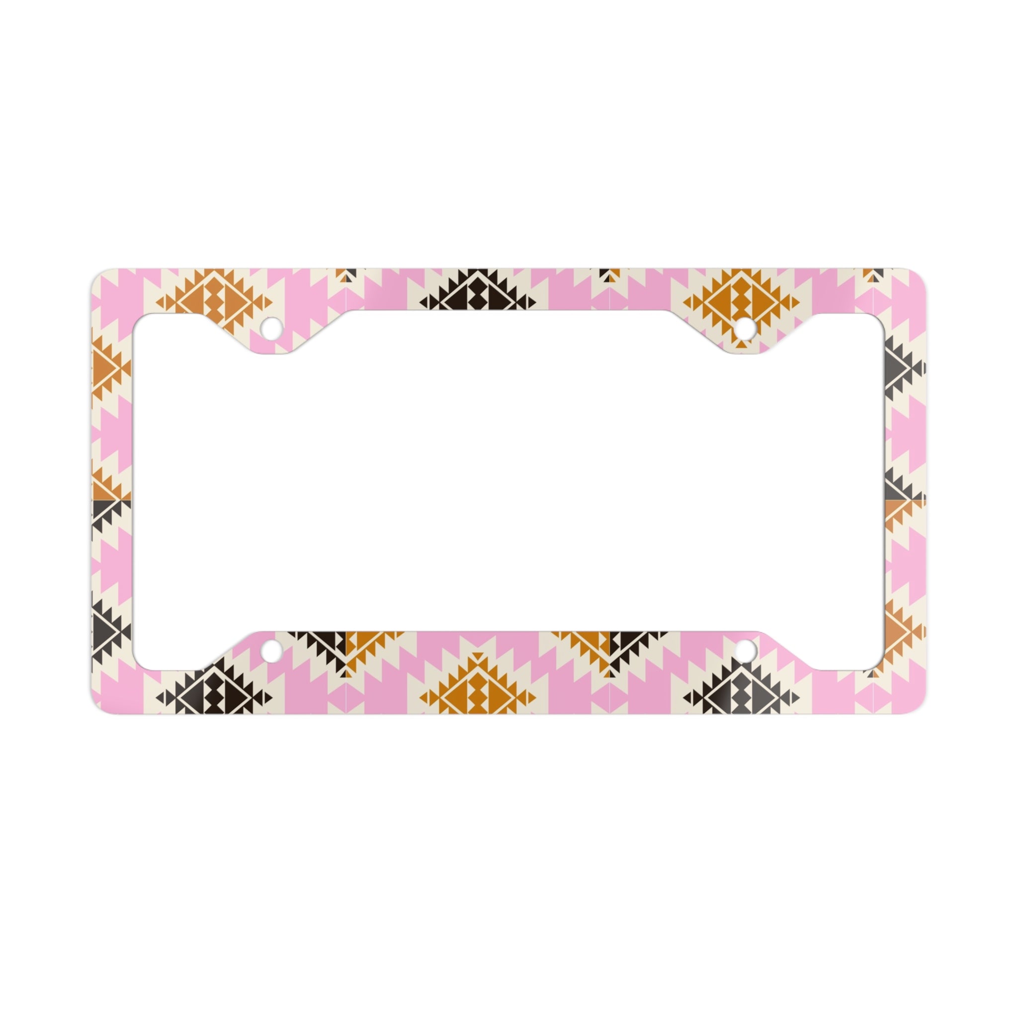 Aztec Boho License Plate Frame