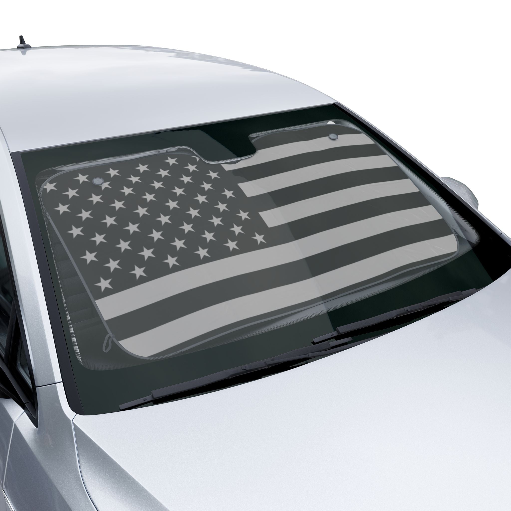 American Flag Car Sun Shade