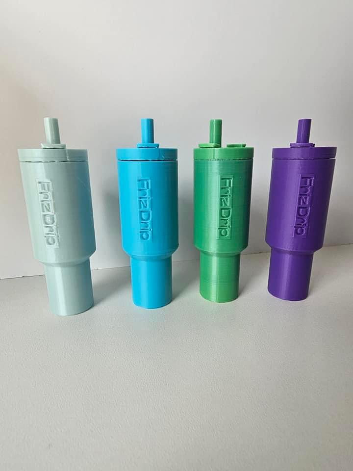 Tumbler Style Lip Balm Holder Keychain-3