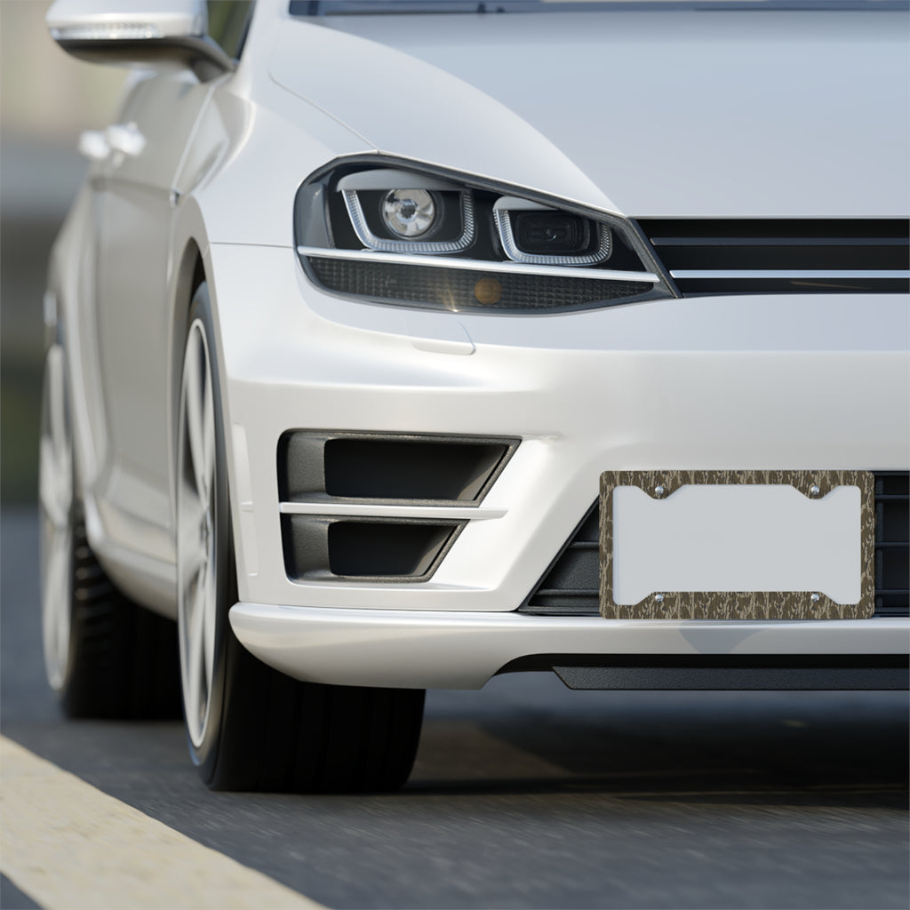 Camouflage Metal License Plate Frame