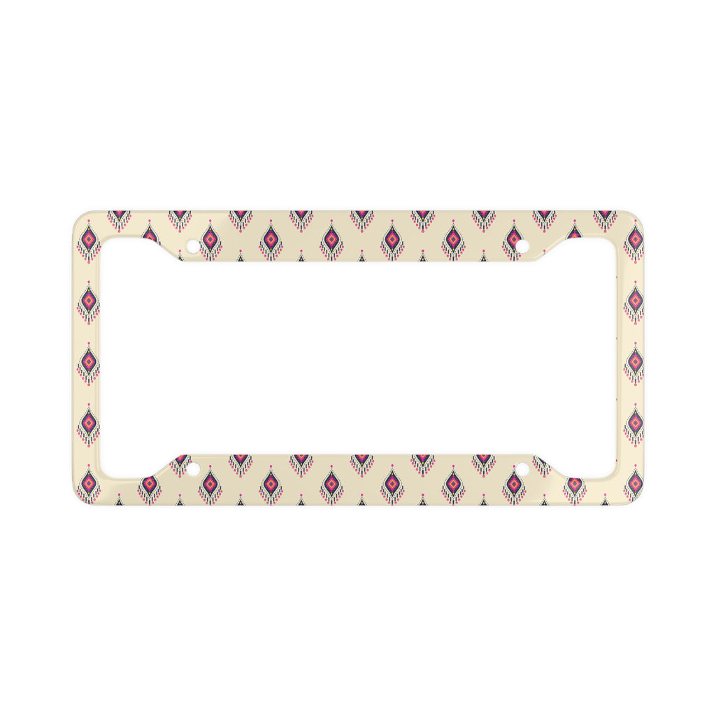 Boho / Western License Plate Frame (Vibrant)