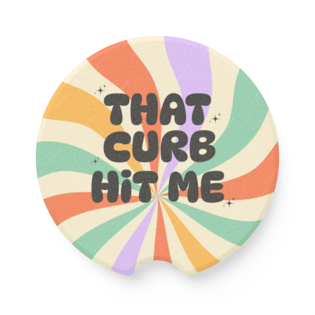 Funny-Curb Soapstone Car Coaster