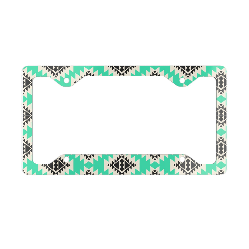 Western/Boho Metal License Plate Frame