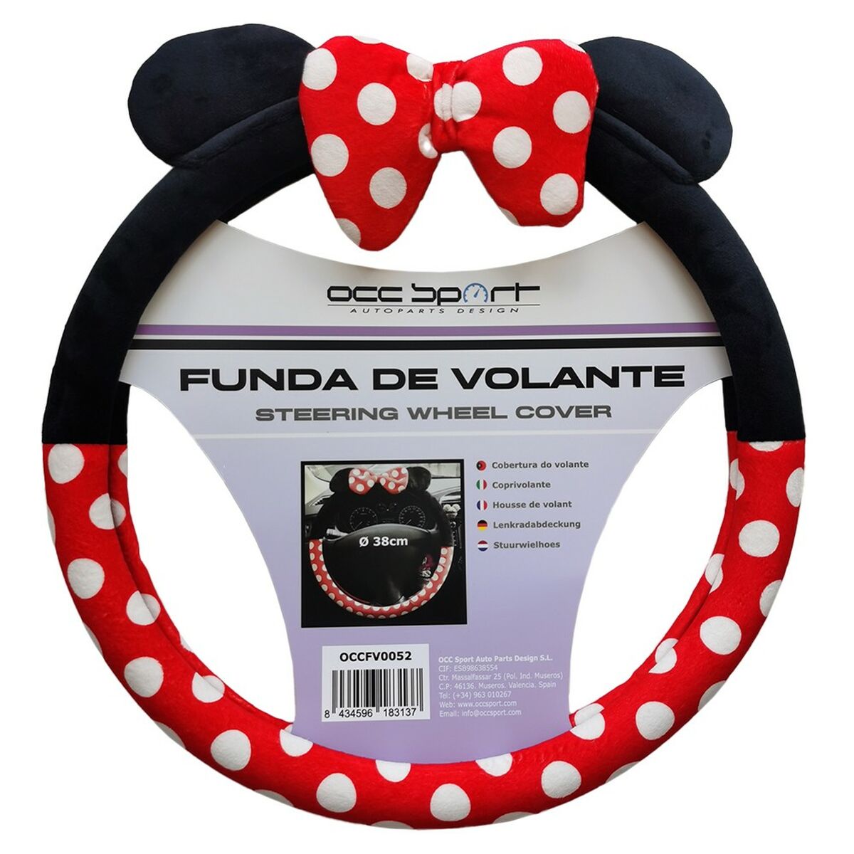 Steering Wheel Cover OCC Motorsport OCCFV0052 38 cm-0