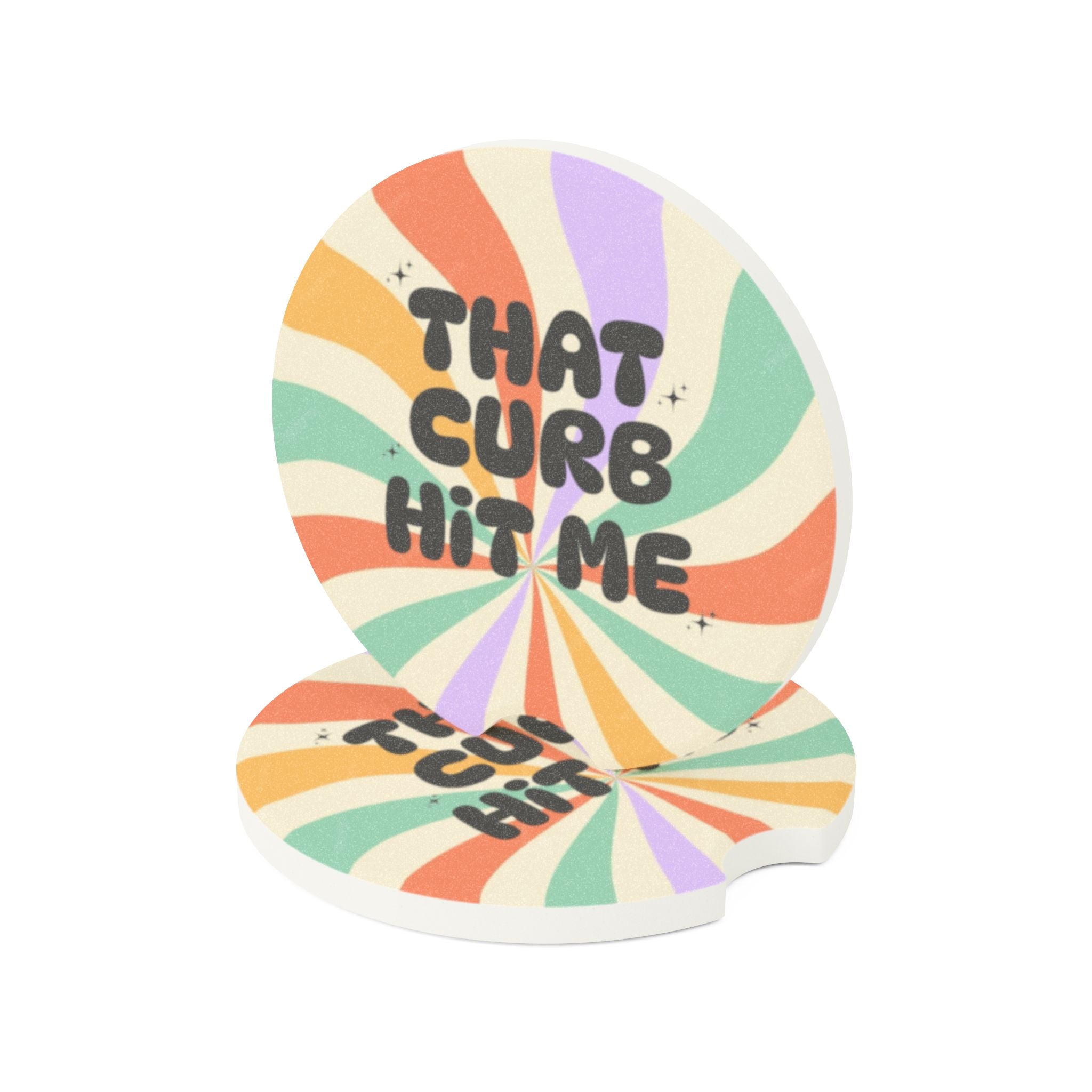 Funny-Curb Soapstone Car Coaster
