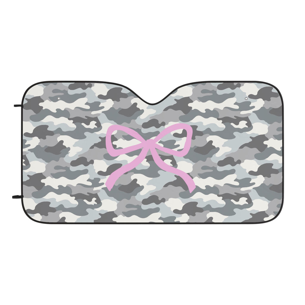 Camo Bow Car Sun Shade